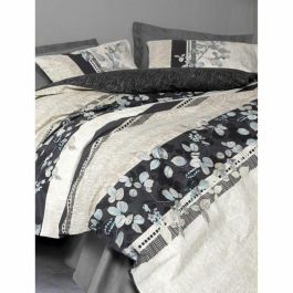 ASI8684283425419 Juego de Cama: 1 Funda Nórdica 220x240 cm + 2 Fundas Almohada 60x60 cm, 100% Algodón, Antracita