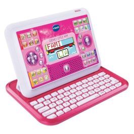 Ordenador genio little app con pantalla color rosa y 80 actividades 18,4x26,3x4 cm