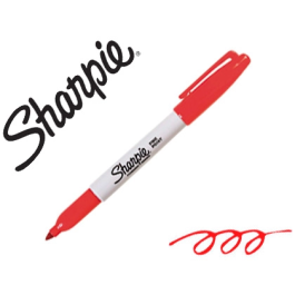 Rotulador permanente Sharpie Fine Point Rojo (12 Unidades) Precio: 22.79000031. SKU: S8422782