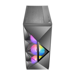 Antec DF800 FLUX - Caja PC Gaming Midi Tower Negra con Sistema FLUX y 4 Ventiladores (3x Frontales, 1x Trasero) Preinstalados Antec DF800 FLUX - Caja PC Gaming Midi Tower Negra con Sistema FLUX y 4 Ventiladores (3x Frontales, 1x Trasero) Preinstalados