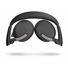 Jabra Evolve2 65 Flex Link380c UC Stereo Auriculares Inalámbricos/Alámbricos para Oficina con Cancelación de Ruido - Negro