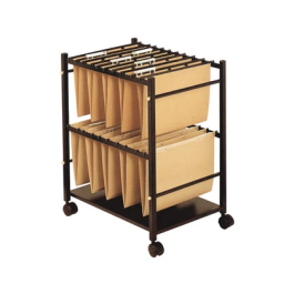 Q-connect Carrito para Carpetas Colgantes Negro con Ruedas para Tamaño Folio, Capacidad +100 Carpetas, Metalico Precio: 61.49999966. SKU: B1DJ2KLZBK