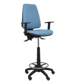 Taburete Piqueras Y Crespo Elche S Brazos Regulables Ergonomico Mecanismo Asincro Regulable En Altura Aro Reposapies Cromado Ruedas Nailon Asiento Y Respaldo Tapizados Bali Azul Cielo Precio: 304.50000053. SKU: S5704268