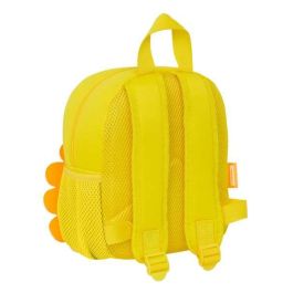 Mochila Infantil Safta Leon Amarillo 20 x 25 x 9 cm