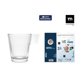 Set 3 Tazas Café 8 Cl Napoli Lineal - La Mediterranea (24 Cajas) Precio: 27.50000033. SKU: B19CGVEG7J