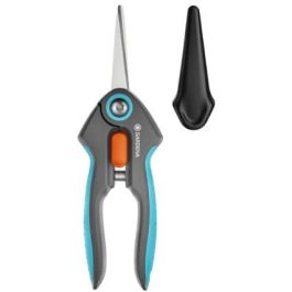 Gardena Tijeras de Podar FreshCut 12212-30 - Acero Inoxidable, Mango Negro y Azul, con Bloqueo de Seguridad y Agarre Suave