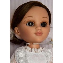 Muñeca comunión sofy rubia vestido plumeti blanco 43cm Muñeca comunión sofy rubia vestido plumeti blanco 43cm