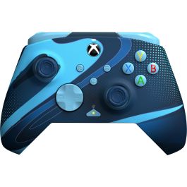 PDP REMATCH GLOW Mando Alámbrico para Xbox Series X|S, Xbox One y PC - Blue Tide Glow