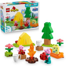 LEGO 10452 DUPLO Peppa Pig Camping Holiday - Juego de Construcción para Niños de 2 Años