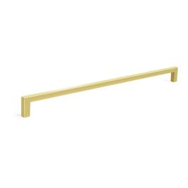 Trentadue Tirador de Zamak Evan Distancia 320 mm Acabado Latón Cepillado para Muebles de Cocina, Baño o Salón