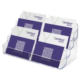 Portatarjetas Sobremesa A.2000 Horizontal 8 Compartimentos Cristal (Set de 6) Precio: 23.89000042. SKU: B1476Q4S48