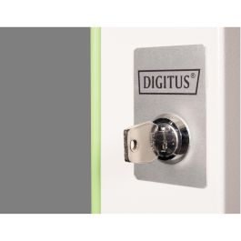 Digitus DN-19 20U-6/6 Puerta frontal de cristal y metal para armario rack de 19" 20U, Gris