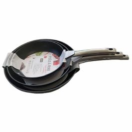 Juego de 3 sartenes - BAUMALU - Edición negra - 24 / 28 / 32 cm - Aluminio Precio: 57.49999981. SKU: B19DDZCBT6