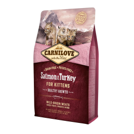 Carnilove Alimento para Gatos Bebés: Salmón y Pavo, 2 kg Precio: 16.5. SKU: B1D3J7K4ZL