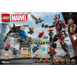 LEGO Marvel 76314 La Batalla del Capitán América: Civil War Juguete para niño de 10 años