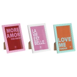 DKD Home Decor Marco Foto 10x15 Moderno Surtido de Colores (Turquesa, Blanco, Rosa) de PP y Cristal con Bolitas (6 Unidades) Precio: 12.79000008. SKU: B183P23A8K