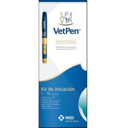 Merck MSD VetPen Kit Iniciación Insulina 1 mL 16 Unidades para Perros y Gatos Diabéticos Precio: 109.50000028. SKU: B192D52S7W