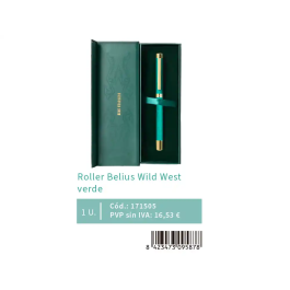 Belius Expositor Bolígrafo Negro 36 Piezas 3 Niveles MDF 600x420x750 mm