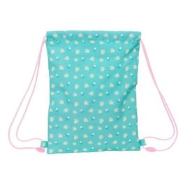 Bolsa Mochila con Cuerdas Peppa Pig Pretty flowers Amarillo Menta 26 x 34 x 1 cm