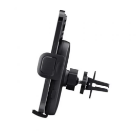 Trust Soporte de Smartphone para Coche Runo 24983 para Salida de Aire, Fijación Segura para Teléfonos de 55-100mm de Ancho, Color Negro