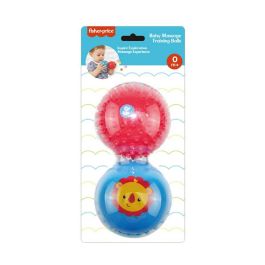Fisher-Price Set de 2 Pelotas de Masaje para Bebé, Diámetro 180mm, Texturizadas, Desarrollo Sensorial, Desde Nacimiento