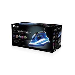Thulos Plancha Vapor TH-PV3000 3000W, Suela Nano Cerámica, Seco/Spray/Vapor, Autoapagado