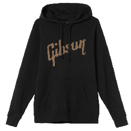 Gibson Hoodie Logo Hoodie, Black, Small Gibson Hoodie Logo Hoodie, Black, Small