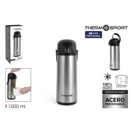 Thermosport Termo de Acero con Dispensador 1L - 11.7 x 33.9 x 14.1 cm (6 Unidades) Precio: 54.58999942. SKU: B1FT52FXGC