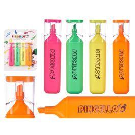 Set 4 Fluorescentes Grandes Pincello 16x20.5x1.8 cm, Colores Variados (24 Unidades) Precio: 38.95000043. SKU: B1D3XEECFK
