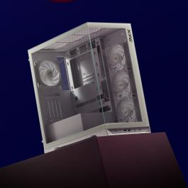 XPG Invader X BTF ATX Midi Tower Blanco con 5x120mm ARGB y USB C