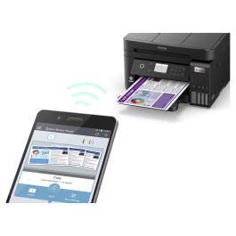 Epson ET-3850 Impresora Multifunción EcoTank 3 en 1, A4, Wi-Fi, ADF, Duplex, Inyección de Tinta, Color, 4800 x 1200 DPI