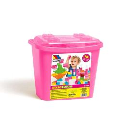 Juego construcion en bote rosa 90 piezas Precio: 24.50000014. SKU: B1AAN5GWQ6
