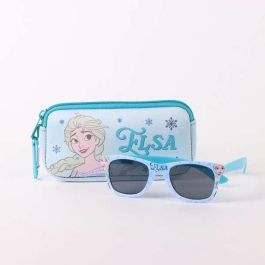 Cerdá Gafas de Sol Set Frozen con Funda, Blue, 16.5 x 17.0 x 1.5 cm