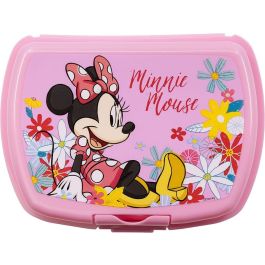 Disney Sandwichera Minnie CZ11371 Licencia Oficial Niños Plástico Reciclable Libre BPA Fácil Limpiar