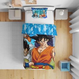 Dragon Ball Z Juego de Cama Microfibra 140 x 200 cm + 1 Funda Almohada 63 x 63 cm AABFA32160