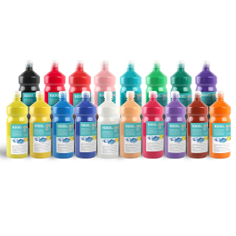 Liderpapel Tempera liquida escolar 1000 ml Marron