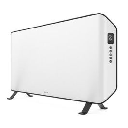 Duux DXCH15 Calefactor Edge Smart 2.000W Blanco, Calentamiento por Convección Rápida, Resistente a Salpicaduras IP24, Control Inteligente y Temporizador