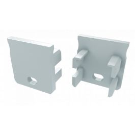 Tapón Final Perfil Tipo Y Plástico Gris