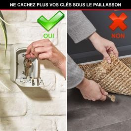 MASTER LOCK Caja de llaves segura - Tamaño M - Blanco - Cofre de llaves - Almacenamiento seguro MASTER LOCK Caja de llaves segura - Tamaño M - Blanco - Cofre de llaves - Almacenamiento seguro