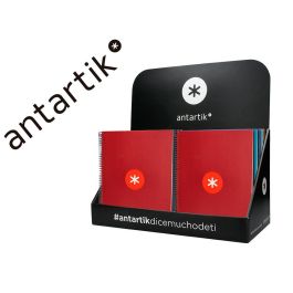 Cuaderno Espiral A4 Micro Antartik Tapa Forrada 80H 90 gr Cuadro 5 mm 1 Banda 4 Taladros Exp. 20 Unidades Precio: 68.3650001815. SKU: B1GNSE95EF