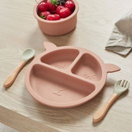 Tom et Zoe Plato de Silicona Cierva - Colección Puericultura