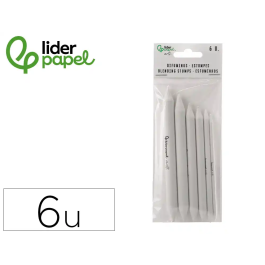 Liderpapel Difumino Bolsa 6 Unidades Diámetros Surtidos 116 mm / 150 mm Papel Comprimido Artístico Precio: 4.4044. SKU: B1JP8PKYWS