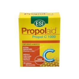TREPATDIET-ESI Propolaid Propol C 1000 mg Vitamina C Zinc Própolis. Contribuye al sistema inmune, 20 comprimidos efervescentes sabor mandarina Precio: 16.5. SKU: B1JQR8YHJH