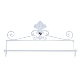 DKD Home Decor Toallero Shabby de Metal Blanco 51 cm Ancho x 25 cm Alto x 9 cm Largo - Pack de 4 Precio: 47.3352. SKU: B19RSC9NL2