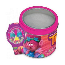 Reloj Infantil Cartoon TROLLS - TIN BOX (Ø 33 mm) Precio: 37.6899996. SKU: S7200399