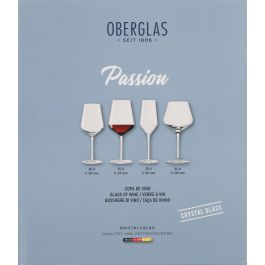 Oberglas Set 6 Copas de Vino "Passion" 55 cl | Alto 23 cm | Vidrio | Ref. 1