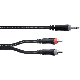 Cable Y Mini-Jack Estéreo / 2 Rca 1 M Precio: 7.69000012. SKU: B1K93TBSEA