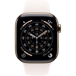Apple S11 Watch Titan Gold Cellular 46mm con Correa Sport Rosa Talla M/L