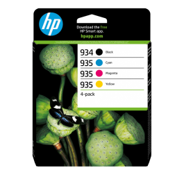 HP 934 Black/935 Cyan/Magenta/Yellow 4-pack Original Ink Cartridges cartucho de tinta 4 pieza(s) Rendimiento estándar Negro, Cian, Magenta, Amarillo Precio: 89.49999982. SKU: B15WA2JALX