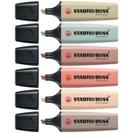 Stabilo Marcador Boss Original Naturecolors Colores Surtidos Estuche 6 Ud